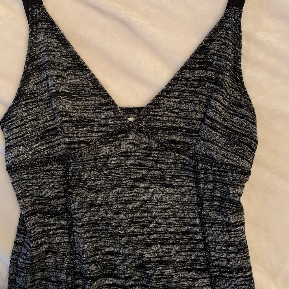Aritzia Wilfred free body suit heather gray